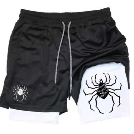 sp5der shorts black