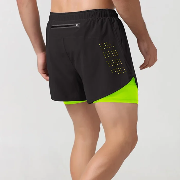 Spider Print 2 in 1 Running Sp5der Shorts - Image 4