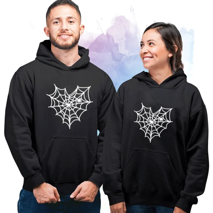 2024 Spring Spider Web Pattern Sp5der Hoodie Autumn - Image 6