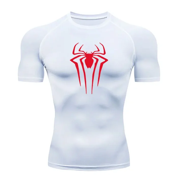 GYM Compression Workout Y2K Sp5der T shirt - Image 3