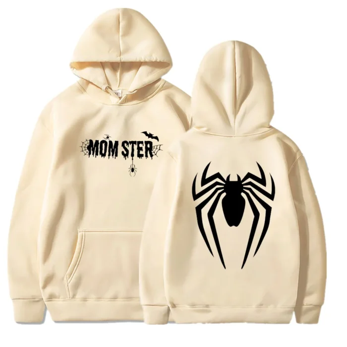 Mom Ster logo Sp5der Hoodie for Man's - Image 4