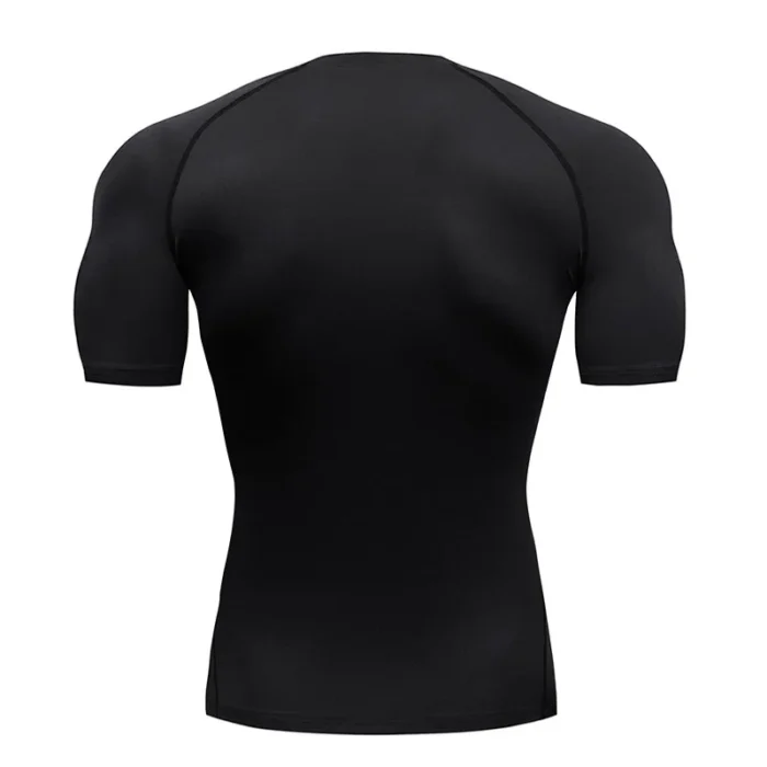 Men's Spider Print Compression Shirt, Quick Dry T-Shirt, Gym Running Jersey, Breathable Short Sleeve, Spring, Summer, M-3XL - Image 6